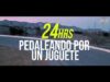 A video of the road with 2 4 hours written in it.