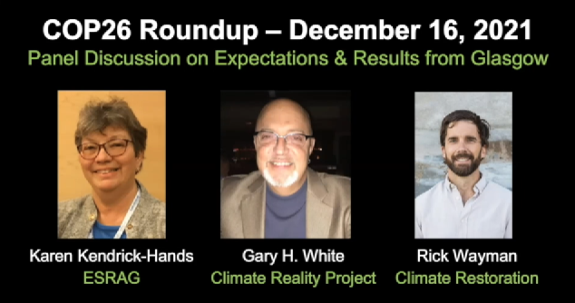 COP26 Panel Discussion December 16, 2021